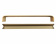 Ручка-скоба L=192мм, золото матовое